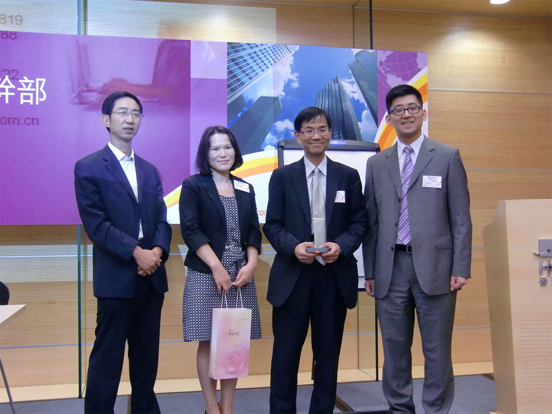 應邀為中國淮安(香港)營商培訓班學員作培訓