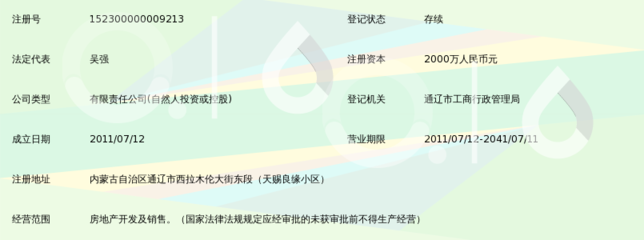 通遼市新寶房地產(chǎn)開(kāi)發(fā)