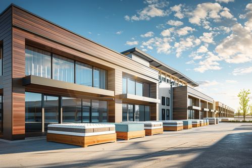 玻璃建筑房地產(chǎn)銷售中心大樓攝影圖片 攝影圖 下載至來(lái)源處